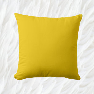 Coussin Minimaliste Jaune uni