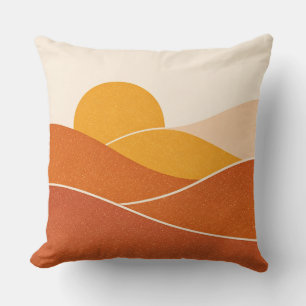 Coussin Minimaliste Moderne du Milieu du XXe Siècle Abstra