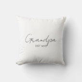 Coussin Minimaliste Papy EST 2025 | Nouveau (Recto)