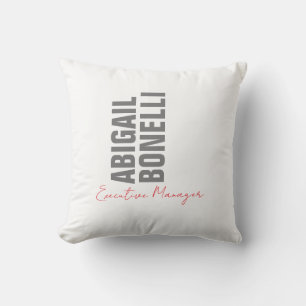 Coussin Minimaliste professionnel moderne gris blanc audac