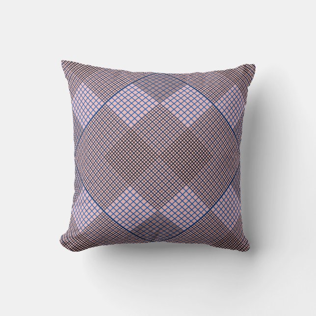 Coussin Minuscule à damiers 2 tons 04A Lpink BG (Recto)