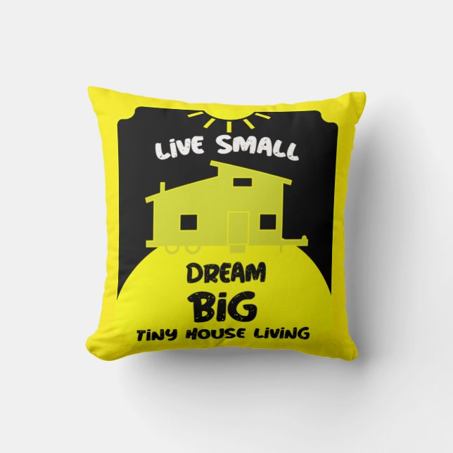 Coussin Minuscule Maison - Minuscules Maisons (Recto)