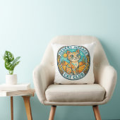 Coussin Mirage du désert Chat Idée cadeau pour maman de ch (Chaise)