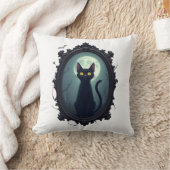 Coussin Miroir de chat hanté (Couverture)