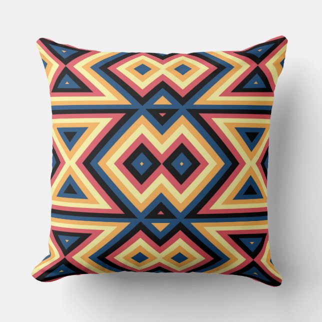Coussin Miroir géométrique (Recto)