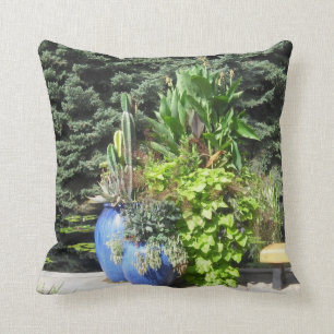 Coussin mis en pot de cactus