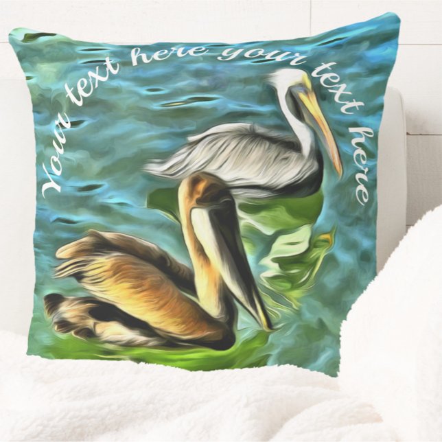 Coussin Mismaloya Pelicans 0329 (Créateur téléchargé)