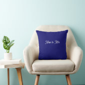 Coussin Miss à Mme Bleu clair (Chaise)