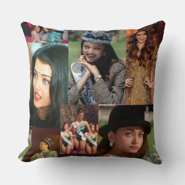Coussin Miss Monde Aishwarya Rai (Recto)