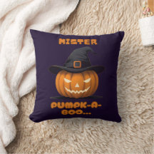 Mister Pumpk-A-Boo Halloween Pumpkin