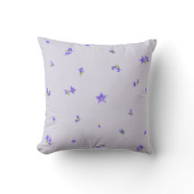 Misty Lavender Balloon Flower Floral Pattern