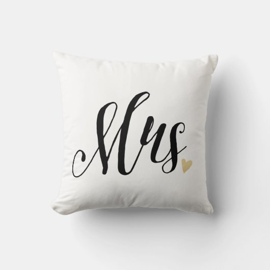 Coussin Mme Mariage, Anniversaire (Recto)