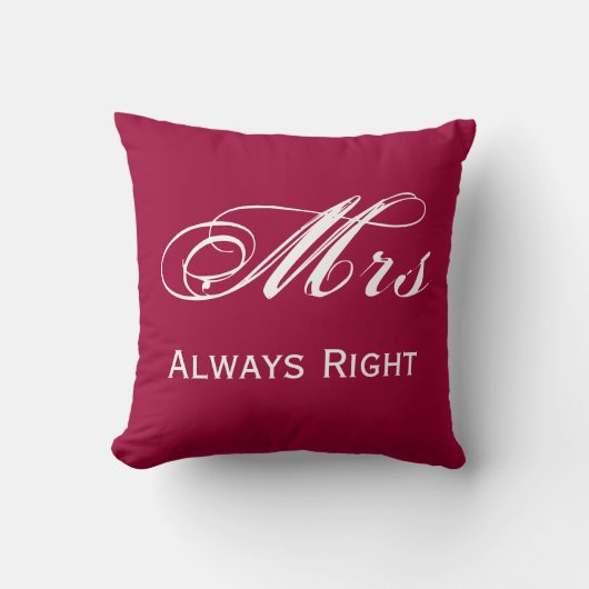 Coussin Mme. Toujours bien (Recto)