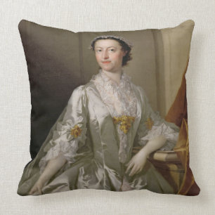 Coussin Mme Wardle, 1742 (huile sur la toile)