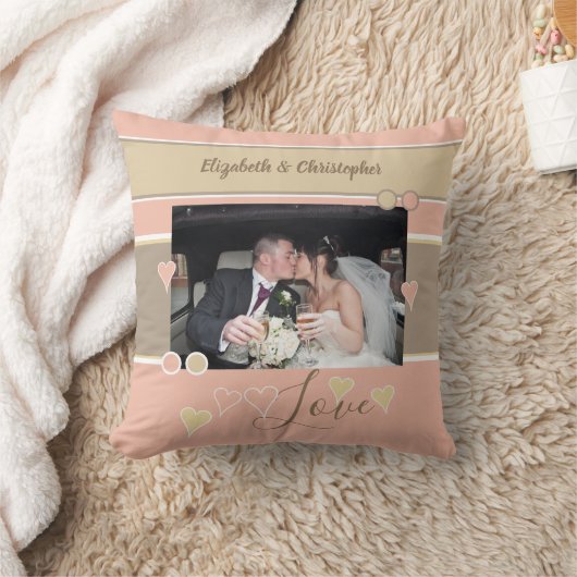 Coussin Mocha et anniversaire rougissant avec photo (Couverture)