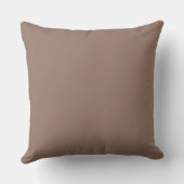 Coussin Mocha Mousse, mariée de camp personnalisée (Verso)