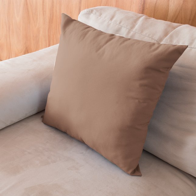 Coussin Mocha Mousse Solid Brown (Créateur téléchargé)