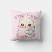 Coussin Mochi Cuddle Bear Cute Kawaii Style Pillow Hug  (Recto)