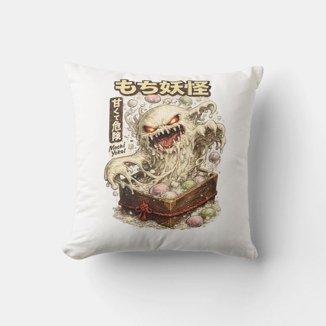 Coussin Mochi Yokai – Sweet But Dangerous (Recto)