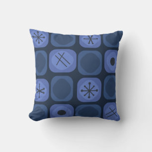 Coussin Mod Art Soft Cubes 1950 Marine Blue
