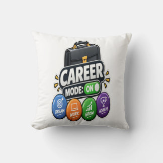 Coussin Mode Carrière Activé – Rêve Travail Grandir Réussi