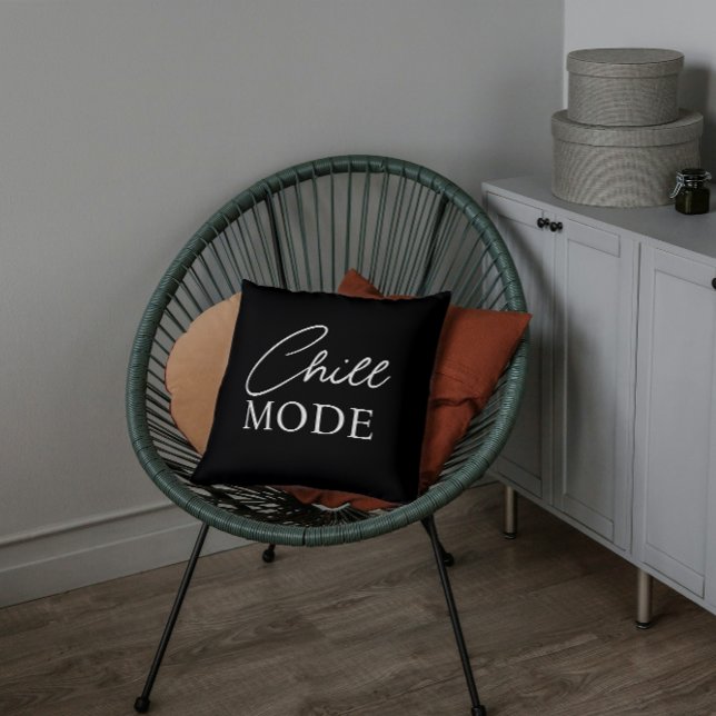Coussin Mode Chill : Vibes Relaxantes (Créateur téléchargé)