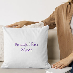 Coussin Mode de montée paisible Écriture moderne