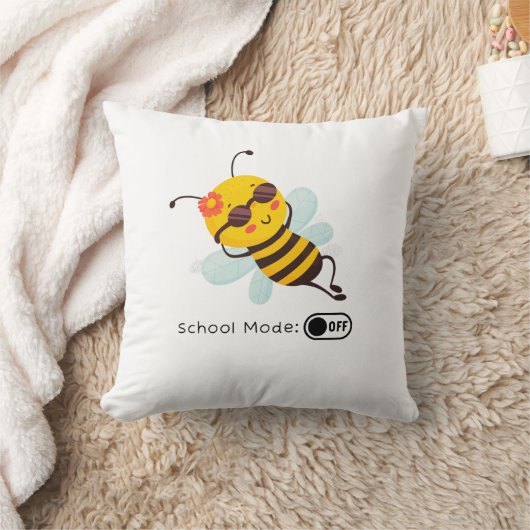 Coussin "Mode école : OFF - Chillin' Bee" (Couverture)