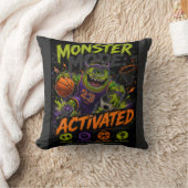 Coussin Mode Monstre Activé – Monstre de Sport Basket (Couverture)
