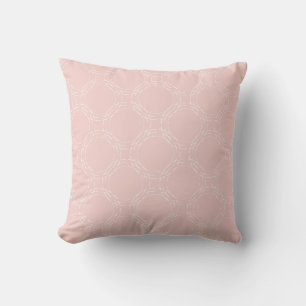 Coussin Mode pas cher motif rose pastel
