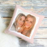 Coussin Mode Pink and White Frame With Photo<br><div class="desc">Cadre rose et blanc moderne avec Coussins photo font pour des cadeaux réfléchis et pratiques, offrant confort et détente au destinataire. Voici une description du coussin comme cadeau : Offrez le cadeau du confort et de la relaxation avec ces coussins luxueux. Conçus avec les meilleurs matériaux, ces coussins sont conçus...</div>