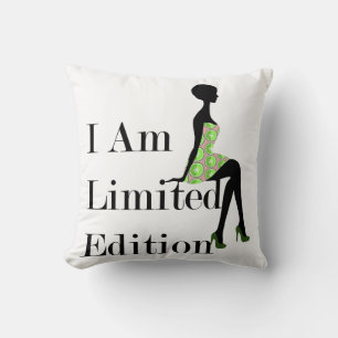 Coussin Mode Silhouette I Am Limited Edition Citation