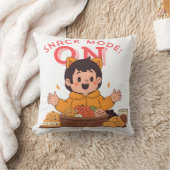 Coussin Mode Snack : ON - Caractère de dessin mignon avec (Couverture)