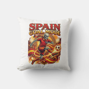 Coussin Mode squelette de but de l'Espagne frappeur de nat