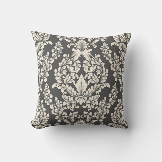 Coussin Modèle Damas (Recto)