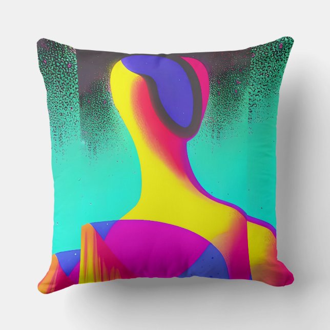 Coussin Modèle Das Ken Gage Surréalisme (Verso)