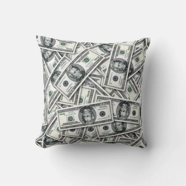 Coussin Modèle de billet de vingt dollars (Recto)