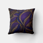 Coussin Modèle de cire afro royale (Verso)