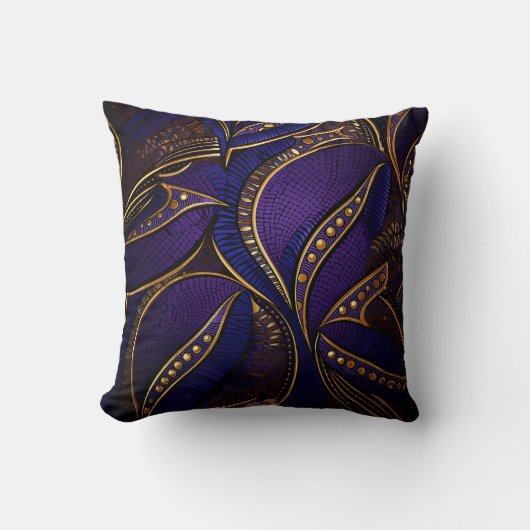 Coussin Modèle de cire afro royale (Recto)