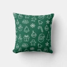 modèle de décoration de Noël vert vacances