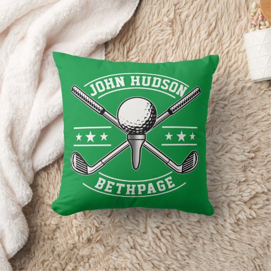 Coussin Modèle de monogramme à couronne avec conception de (Couverture)