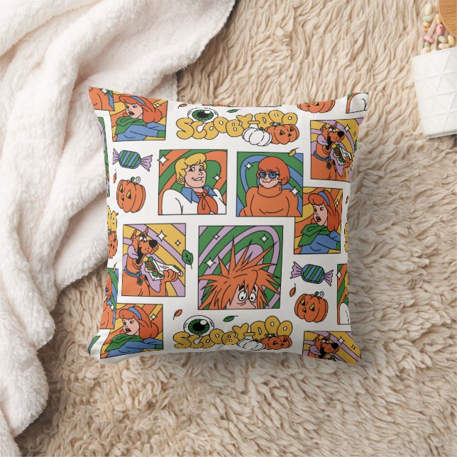 Coussin Modèle de photos d'Halloween de Scooby-Doo (Couverture)