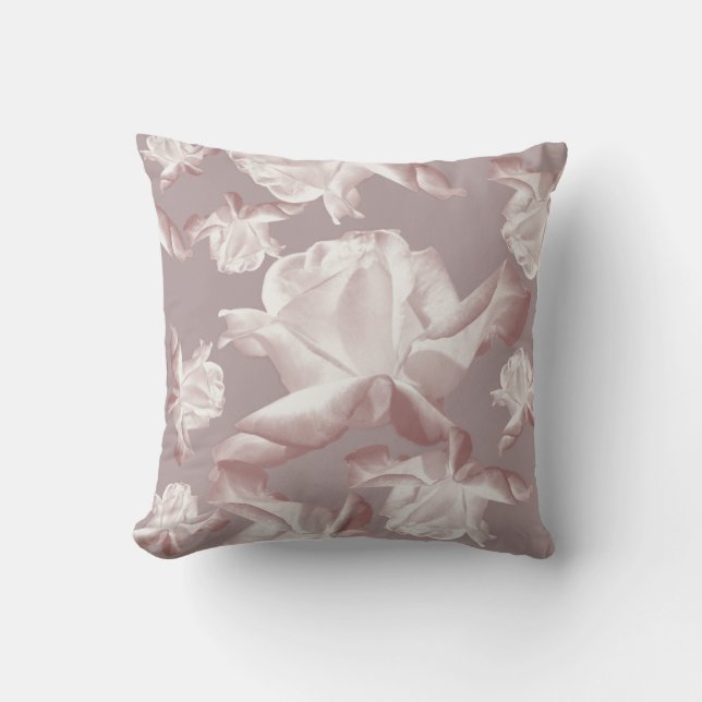 Coussin modèle de roses (Recto)