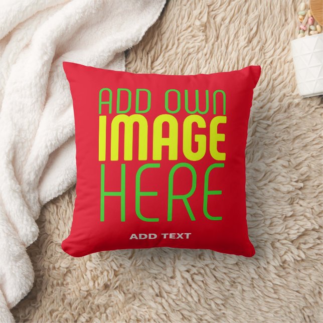 COUSSIN MODELE DE TEXTE D'IMAGE ROUGE SIMPLE ÉDITABLE MODE (Couverture)