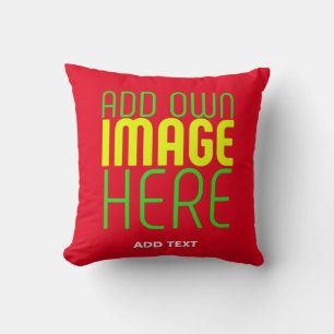 COUSSIN MODÈLE DE TEXTE D'IMAGE ROUGE SIMPLE MODERNE
