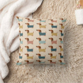 Coussin Modèle de tricot douillet pour teckel (Couverture)