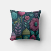 Coussin Modèle floral de conte de Whimsical (Recto)