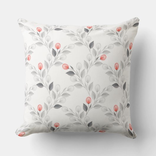Coussin Modèle floral délicat (Recto)
