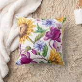 Coussin Modèle floral gras (Couverture)