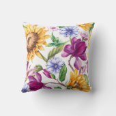 Coussin Modèle floral gras (Verso)